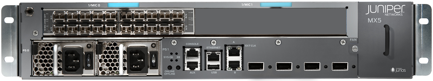 MX5 Juniper Universal Routing Platform Router