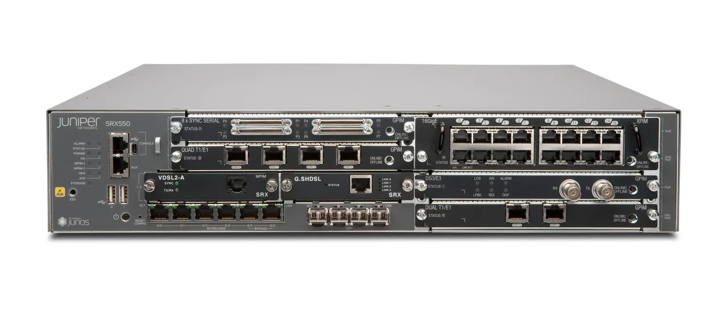SRX550 Series Gateway chính hãng SRX550 Series Gateway chính hãng