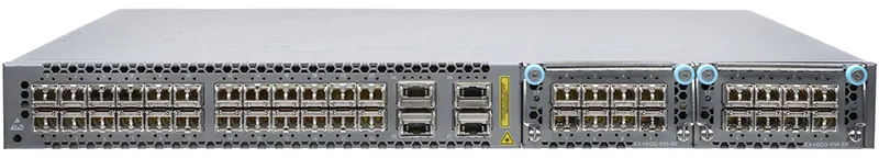 Switch Juniper EX4600-40F-AFI 24 SFP+/SFP ports, 4 QSFP+ ports, 2 expansion slots, redundant fans, 2 AC power supplies