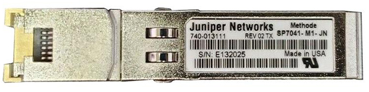 Juniper EX-SFP-1GE-T Module Juniper SFP 1Gbps copper RJ-45 100m Juniper
