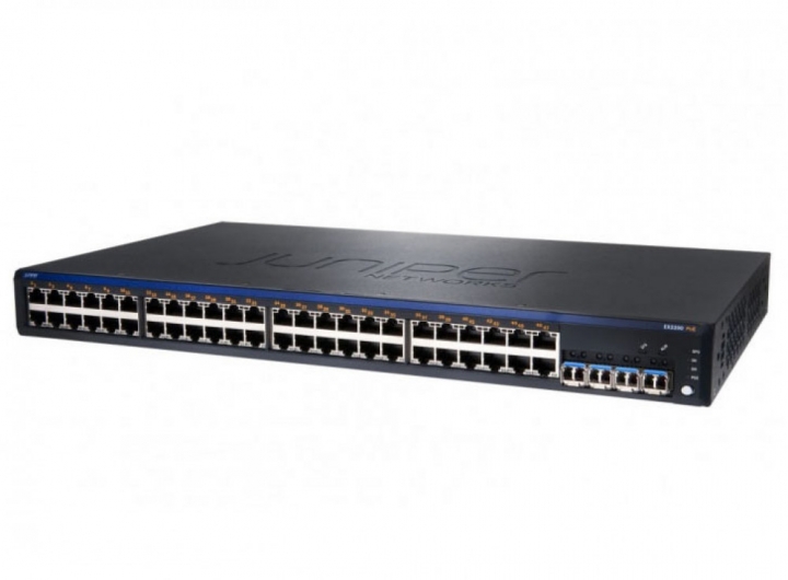 Juniper EX2200-48T-4G 48 Ports 10/100/1000BASE-T Ethernet Switch with 4 GE SFP Uplink Ports