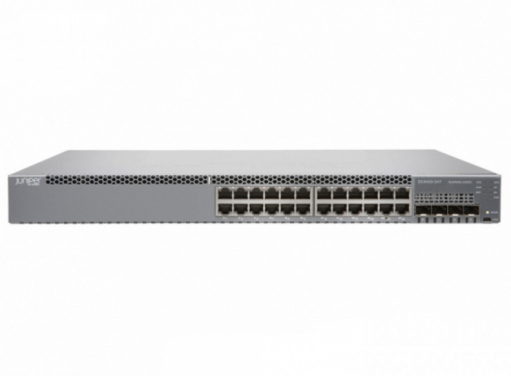 Juniper EX340024P 24port PoE+ 4 SFP+ and 2 QSFP+ Uplink Ports