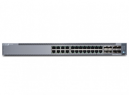Switch Juniper EX4100-24T-DC 24-port 10/100/1000BASE-T, 4x10GbE Ports, 4x25GbE Ports, 150W DC